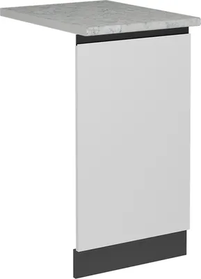 Zdjęcie produktu dla Panel przedni zmywarki Vicco R-Line Biały 45 cm J-Shape, BP Marmur, Model 55111