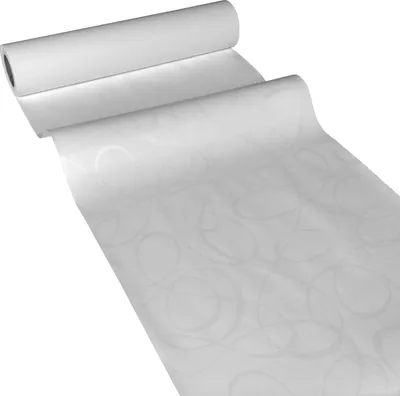 Produktbild von 50m x 0,40m JUNOPAX® Papier Tischläufer LOOP weiß