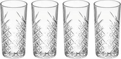 Produktbild von Pasabahce Timeless Trinkgläser-Set 4 x 450 ml mit Relief