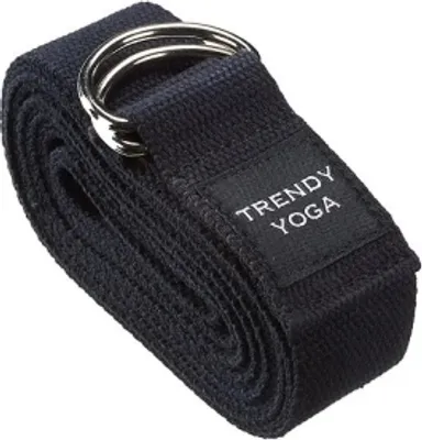 Produktbild von Trendy Yoga Gurt / Yogagurt 190 x 4 x 0,2 cm, verschiedene Farben, Farbe:anthrazit