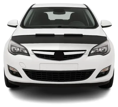 Produktbild von Haubenbra Steinschlagschutz Bonnet Bra für Opel Astra J 2009-2015 Schwarz Halb