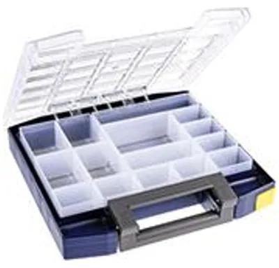 Produktbild von raaco Boxxser 55 5x5-15, Polycarbonat, 928 g, Blau