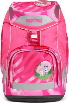Produktbild von Ergobag Pack Schulrucksack-Set (6-tlg.) Kuntbärbuntes Einhorn