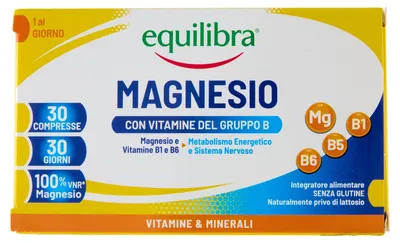 Immagine prodotto di Magnesio Con Vitamine Gruppo B 30 Compresse