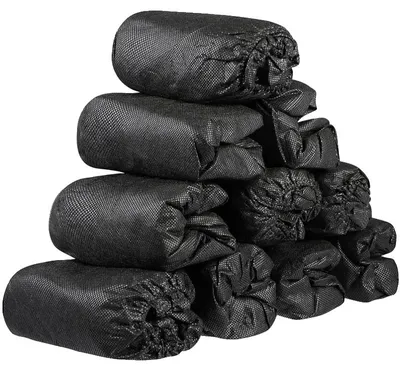Obrázek produktu pro Jednorázové návleky na boty, protiskluzové, voděodolné, černé, balení 100 kusů, univerzální velikost