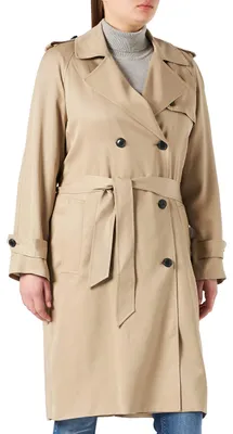Immagine prodotto di Cappotto trench da donna Tommy Hilfiger, realizzato in Lyocell, colore beige, taglia 70
