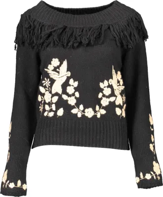 Produktbild von BLUGIRL Damen Pullover Schwarz RH1078-MA87L_NERO_22222 : Größe - L Größe: L