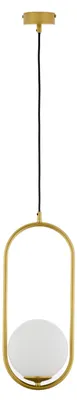 Produktbild von JUPITER Hängeleuchte IGON Modern 1-flammig E14 Gold Stahl Metal