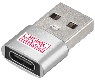 Produktbild von USB auf USB C Buchse Stecker Adapter Konverter USB-A to USB-C für PC Laptop