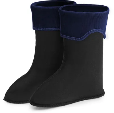 Produktbild von Ladeheid Kinder Mädchen Jungen Wärmende Stiefelsocken für Gummistiefel Innenschuh LA-861 (Marineblau, 30/31 EU)
