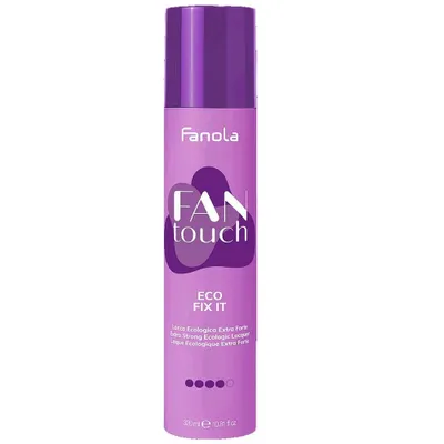 Obrázek produktu pro Fanola Fan Touch Eco Fix It Extra Strong Ecologic Lacquer lak na vlasy pro extra silnou fixaci 320 ml
