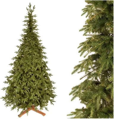 Produktbild von Royal Trees® Weihnachtsbaum 180 cm – Premium künstlicher Fichtebaum, dichter realistischer Christbaum | Deluxe Tannenbaum wie echt inkl. Ständer