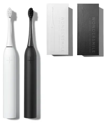 Produktbild von WonderSmile WonderBrush PRO Schallzahnbürsten 2er-Set, Ultimate Black & All White