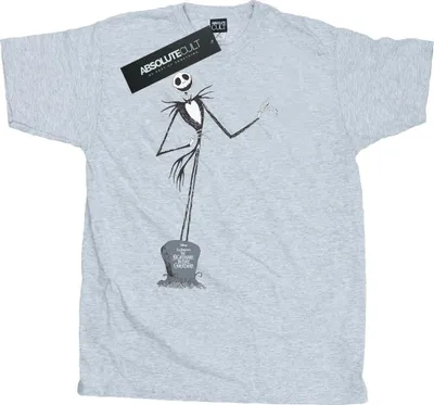 Produktbild von Disney - "Nightmare Before Christmas" T-Shirt für Herren BI43725 (L) (Grau)