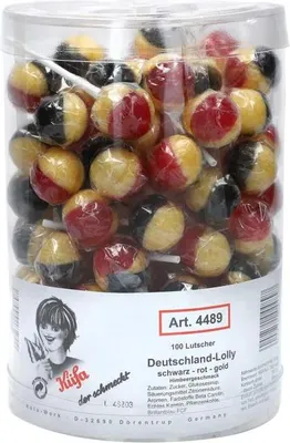 Obrázek produktu pro Küfa Německo Lízátka s ovocnou příchutí 100 kusů 1800g