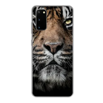 Produktbild von MuchoWow® Handyhülle Schutzhülle Hülle für Samsung Galaxy S20 Tiger - Nahaufnahme - Tier Silikon Softcase Handy Hülle - Bild