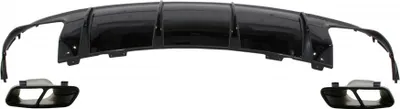 Immagine prodotto di Paraurti diffusore terminali per Mercedes CLA W117 X117 13-18 MOPF CLA45 Look.