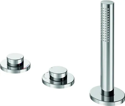 Produktbild von KEUCO KE Wannenmischer EDITION 400 3-L WaRdmon sw-chr geb
