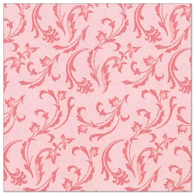 Immagine prodotto di 50 Servietten ROYAL Collection 1/4-Falz 40 cm x 40 cm rot Damascato