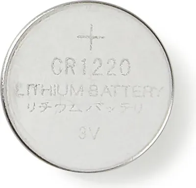 Produktbild von Nedis Lithium-Knopfzelle CR1220 - 3 V DC - 5-Pack
