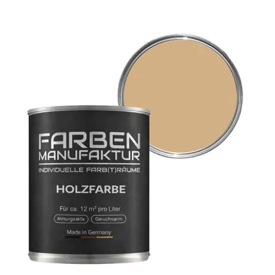 Produktbild von Farben Manufaktur Holzlasur – Beige ca. RAL 1001 – nicht deckend – 5 L