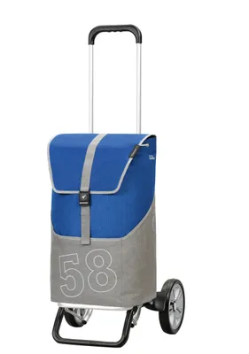 Image de Andersen SHOPPER MANUFAKTUR chariot de courses Alu Star Shopper Filip 46L Blue bleu