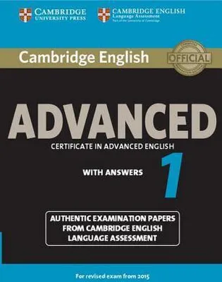 Produktbild von Cambridge English Advanced 1 for Revised Exam from 2015 Student's Book with Answers