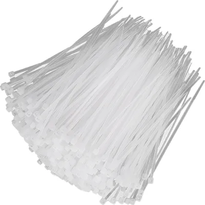 Immagine prodotto di 1000 PCS 3 x 100/150 mm fascette autobloccanti standard bianche (3 100 mm)