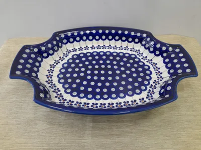 Produktbild von Bolesławiec 1208/166 Servierplatte Dekor 166