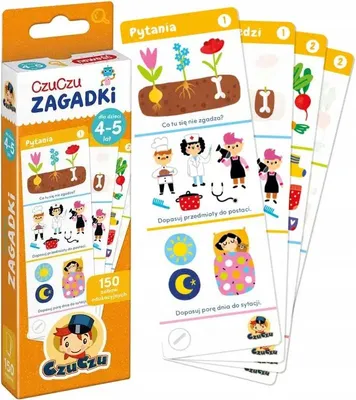 Productafbeelding van CzuCzu RIDDLES 4-5 Jahre altes Buch mit 150 Rätseln