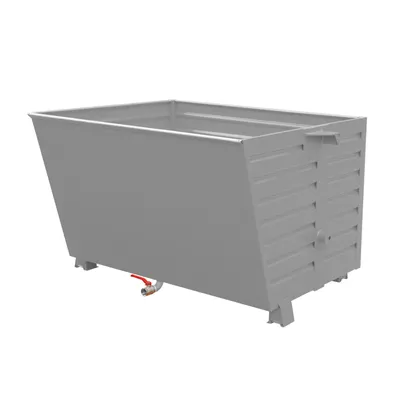 Produktbild von Bauer Späne-Stapelkipper BSS 150, lackiert, Mausgrau
