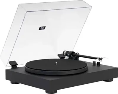 Obrázek produktu pro Fonestar VINYL-13, Gramofon s řemínkovým náhonem, Plně automatický, Černá, Hliník, MDF, Polyvinylchlorid (PVC), Klínový řemen, 33 ot/min