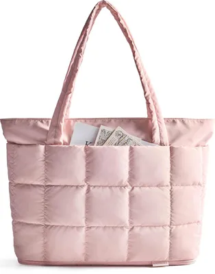 Produktbild von STILVORA Handtaschen, Erweiterbare Handtasche Damen, Große Kapazität Tote Bag, ideal für Alltag, Reisen oder Mama Alltag, vielseitig, geräumig & praktisch, modisch & robust, Rosa