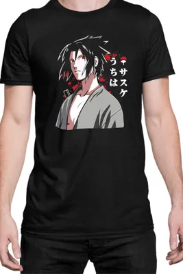 Produktbild von Herren T-Shirt Naruto Sasuke Uchiha 03, Man 3XL / Schwarz