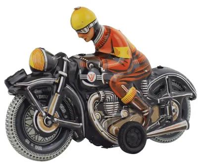 Produktbild von Motorrad mit Schwungradantrieb.