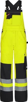 Produktbild von F. Engel Safety+ EN ISO 20471 Multinorm Latzhose, Gelb/Schwarz, Gr. 58
