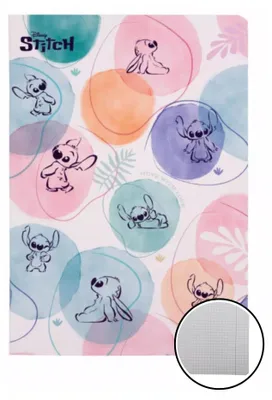 Zdjęcie produktu dla Zeszyt A5 60k kratka Patio Disney Fashion Stitch wzór 1 2024
