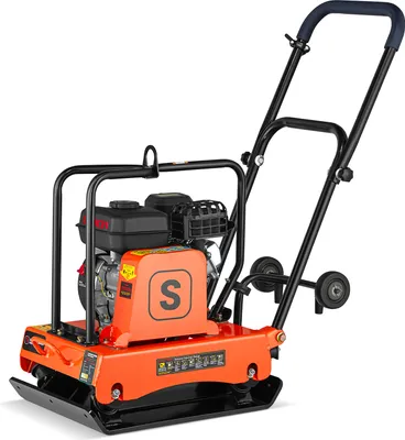 Zdjęcie produktu dla Zagęszczarka gruntu ubijak 90kg silnik LONCIN 6,5KM siła 18kN + koła + mata