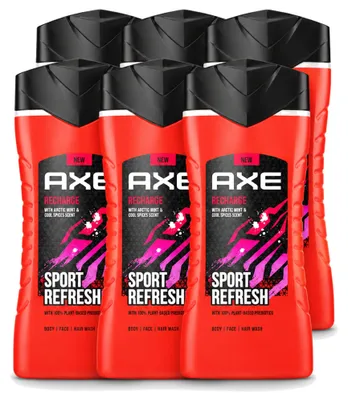 Produktbild von 6 x AXE Sport Refresh Duschgel - 250 ml - Vorteilspackung - 6 Stücke