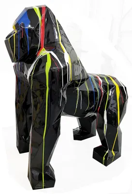 Image de Gorille Abstract Deco Figure Statue 128cm Figures Statues Sculptures