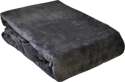 Produktbild von Teddy Flausch Winter Spannbettlaken Spannbetttuch 100x200cm Cashmere Touch Nicky Plüsch Chinchilla Offwhite Grau Anthrazit, Farbe:Anthrazit