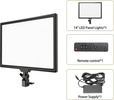 Zdjęcie produktu dla Lampa wideo LED, dwukolorowa, regulowana jasność, tylko 1 sztuka Lair