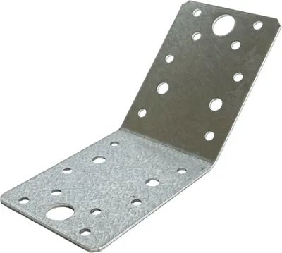 Produktbild von BKshop | Winkel - Winkeleisen - 90x90x65 mm - Verzinktes Winkeleisen 2,5 mm - Winkeleisen aus Edelstahl - Winkelverbinder - Holzverbinder - 135°