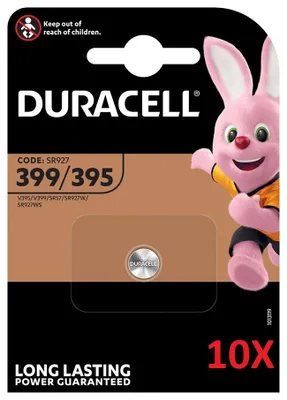 Obrázek produktu pro 10x baterie Duracell D395 D399 1,55V 55mAh Blister