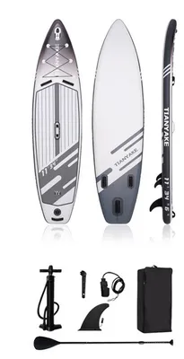 Immagine prodotto di Paddleboard 335x86x15 cm con accessori bianco e grigio