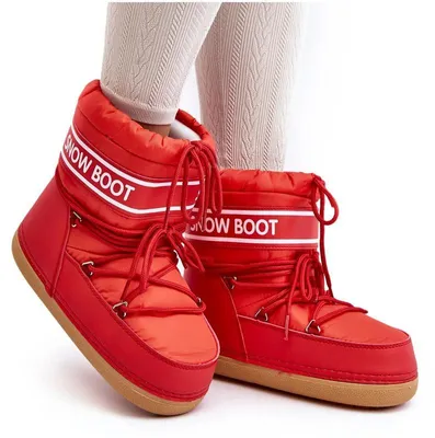 Produktbild von Damen Schnürschneestiefel Rot Soia 35/36