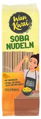 Image de Wan Kwai Soba Nouilles pour soupes, wok et salades à base de sarrasin 300g