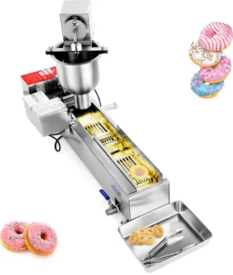 Immagine prodotto di Macchina automatica per ciambelle commerciale - 3kW, 90 pz/h, fila singola - Macchina per ciambelle professionale