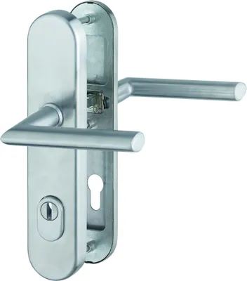 Produktbild von Hoppe Schutz-Drückergarnitur Stockholm E86G / 3332ZA / 3330 / 1140 ES1 SK2 PZ Vierkant 8 / 10mm - 3664291