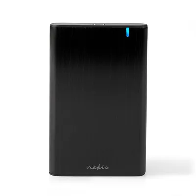 Immagine prodotto di Custodia per disco rigido Nedis - 2,5" - USB 3.1 Gen1 - USB Tipo-A / USB Tipo-C - Notebook / PC - Alluminio
